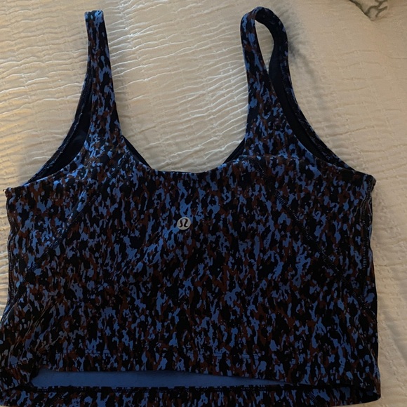 Align tank - blue multi leopard print - Picture 2 of 2